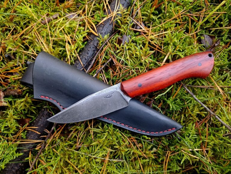 Mały nóż DZIKI EDC Padouk Stonewash